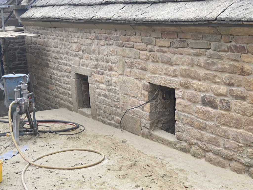 Stone after cleaning