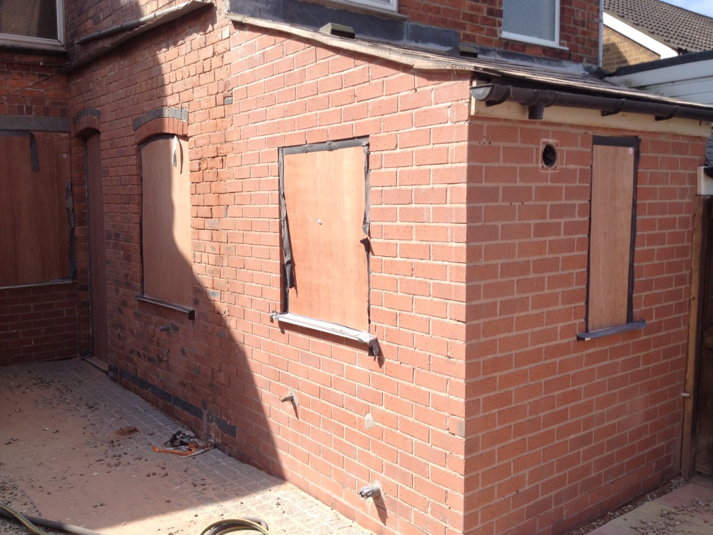 Brick work after Vapour Blasting