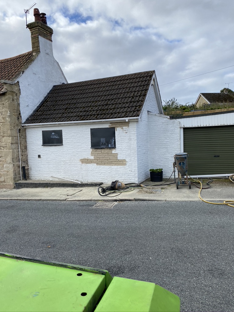 Lovely Stone house has been painted